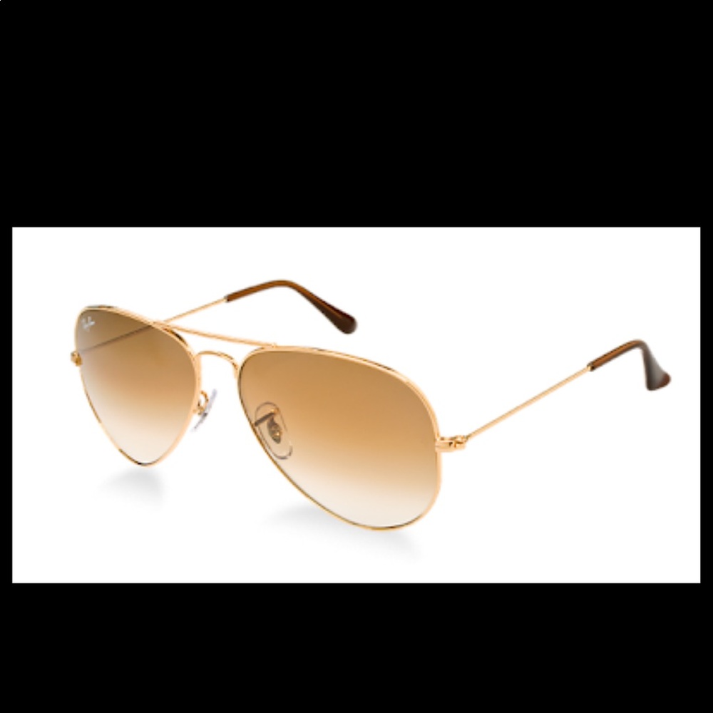 Ray Ban Tan Aviator - 58 mm